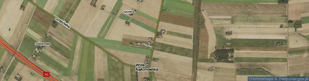 Zdjęcie satelitarne Wola Nakonowska ul.